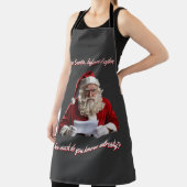 Lieber Weihnachtsmann... Weihnachtsmann, Weihnacht Schürze (InSitu)