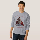 Lieber Weihnachtsmann... Weihnachtsmann, Weihnacht Sweatshirt (Vorne ganz)