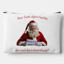 Lieber Weihnachtsmann... Weihnachtsmann, Weihnacht Zubehörtasche