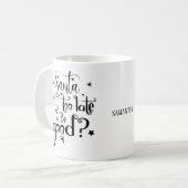 Lieber Weihnachtsmann zu spät, um guten Namen Weih Kaffeetasse (Vorderseite Links)