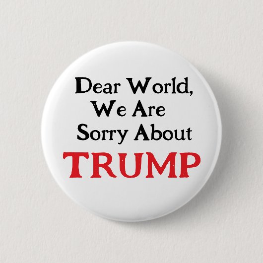 Lieber Welt Button (Vorderseite)