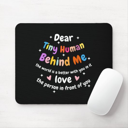 Lieber winzig Mensch hinter mir, lustige Lehrer El Mousepad (Mit Mouse)