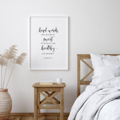 Lieber Worte sind wie Honig, Sprichwörter 16:24 Poster