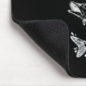 Lieber Würde Ich Fischen Angler-Shirt Mousepad (Ecke)