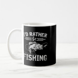 Lieber Würde Ich Fischen Lustiges Fischer Geschenk Kaffeetasse