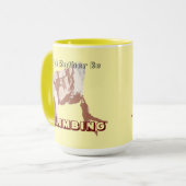 Lieber würde ich klettern Tasse (Vorderseite Links)
