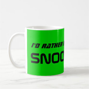 Lieber würde ich Snooker spielen Lustige Billard Kaffeetasse