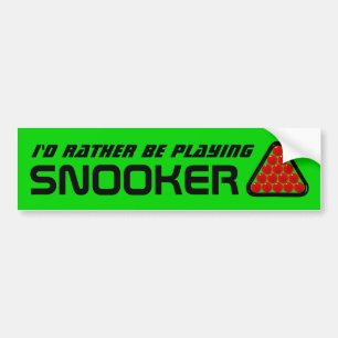 Lieber Würde Ich Snooker Spielen Lustige Billardsp Autoaufkleber