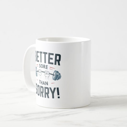 Lieber wütend als Sorry Kaffeetasse (Vorderseite Links)