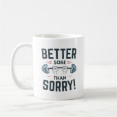 Lieber wütend als Sorry Kaffeetasse (Links)