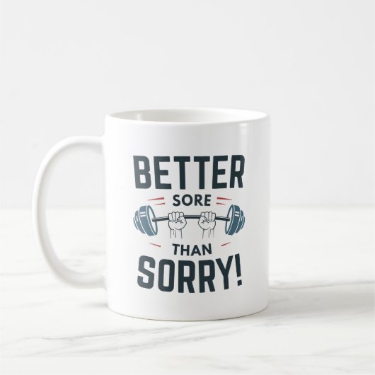 Lieber wütend als Sorry Kaffeetasse (Links)
