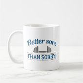 Lieber wütend als Sorry Kaffeetasse (Links)