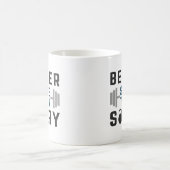 Lieber wütend als Sorry Kaffeetasse (Mittel)