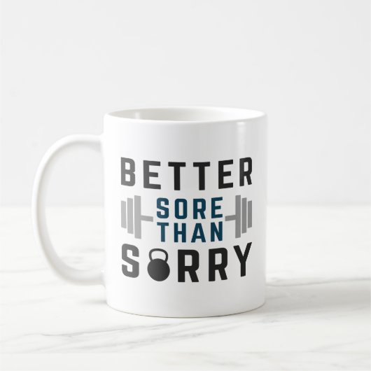 Lieber wütend als Sorry Kaffeetasse (Links)