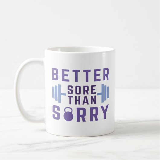 Lieber wütend als Sorry Kaffeetasse (Links)