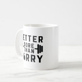Lieber wütend als Sorry Kaffeetasse (Vorderseite Links)