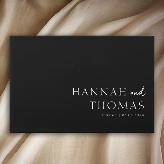 Lieber zusammen! Schwarze Hochzeit Gästebuch