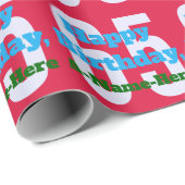 Liebes 65. Geburtstagsbroschüre Geschenkpapier (Rolleneckpunkt)