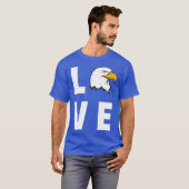 Liebes Adler Mädchen T-Shirt (Vorne ganz)