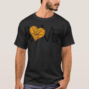 Liebes Basketball-Symbol T-Shirt