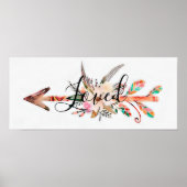 Liebes Blumenpfropfen Poster (Vorne)