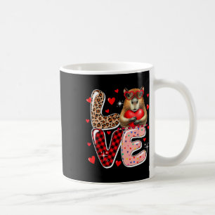 Liebes Capyra Sonnenbrille Herzen Valentinstag Kin Kaffeetasse