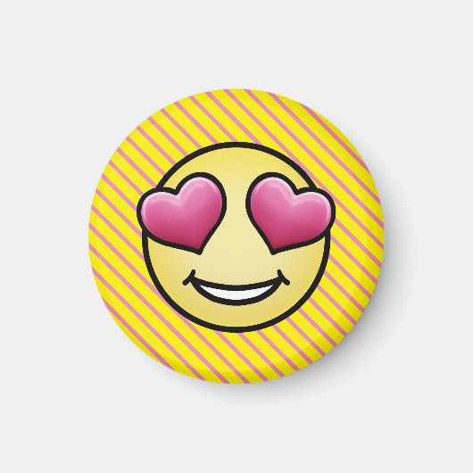 Liebes-Emoji Magnet (Vorne)