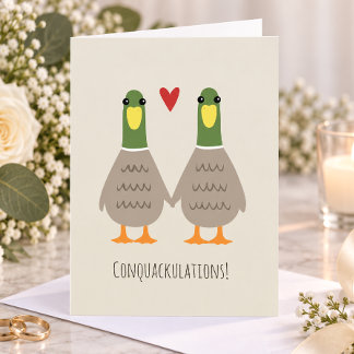 Liebes Enten Hochzeit Gratulation Bräutigam Gratul Karte