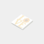 Liebes-Gazanie Classic Post-it Klebezettel (angewinkelt)