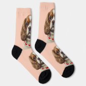 Liebes Herz Cavalier Socken (Rechts)