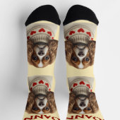 Liebes Herz Cavalier  Socken (Oben)