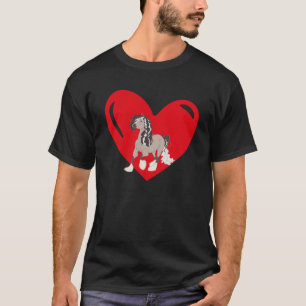 Liebes-Herz-Grafik Valentinstag Zigeuner Jungen Ki T-Shirt