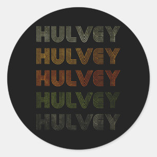 Liebes-Herz-Hulvey-T-Shirt Grunge-Vintage-Stil Sch Runder Aufkleber