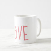 Liebes Herz Kaffeetasse (VorderseiteRechts)