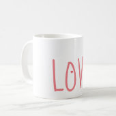 Liebes Herz Kaffeetasse (Vorderseite Links)