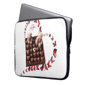 Liebes Herz  Laptopschutzhülle (Vorderseite Links)