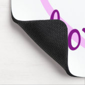 Liebes Herz Mousepad (Ecke)
