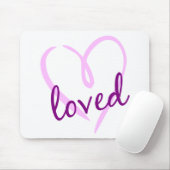 Liebes Herz Mousepad (Mit Mouse)