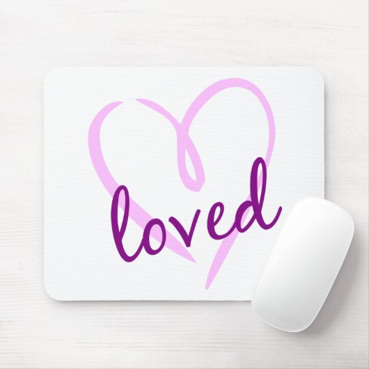 Liebes Herz Mousepad (Mit Mouse)