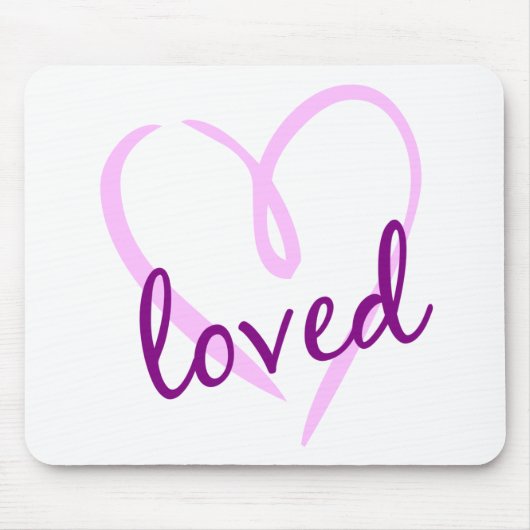 Liebes Herz Mousepad (Vorne)