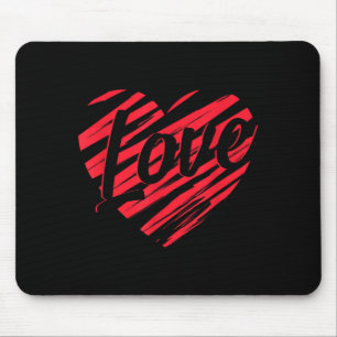 Liebes Herz Romantischer Valentinstag Süßes Liebes Mousepad