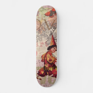 Liebes Herz Schatz Valentinscherub Skateboard