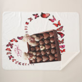 Liebes Herz Sherpadecke (Vorderseite (Horizontal))