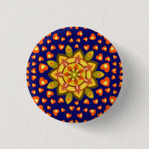 LIEBES HERZ VALENTINSTAG GEBURTSTAG GESCHENK KNOPF BUTTON