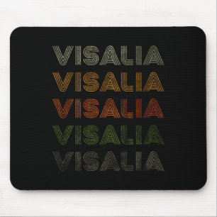 Liebes-Herz Visalia-Shirt Grunge Vintage-Stil Schw Mousepad