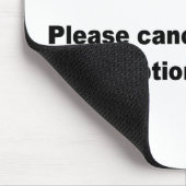 Liebes IRS… Maus Mousepad (Ecke)