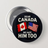 Liebes Kanada Button (Vorne & Hinten)
