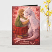 Liebes-Kilt Karte (Gelbe Blume)