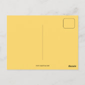 Liebes Kind auf einem Tandem Vintag Postkarte (Rückseite)