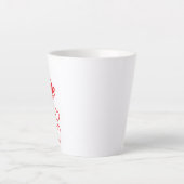 Liebes-Latte-Tasse Milchtasse (Vorderseite)